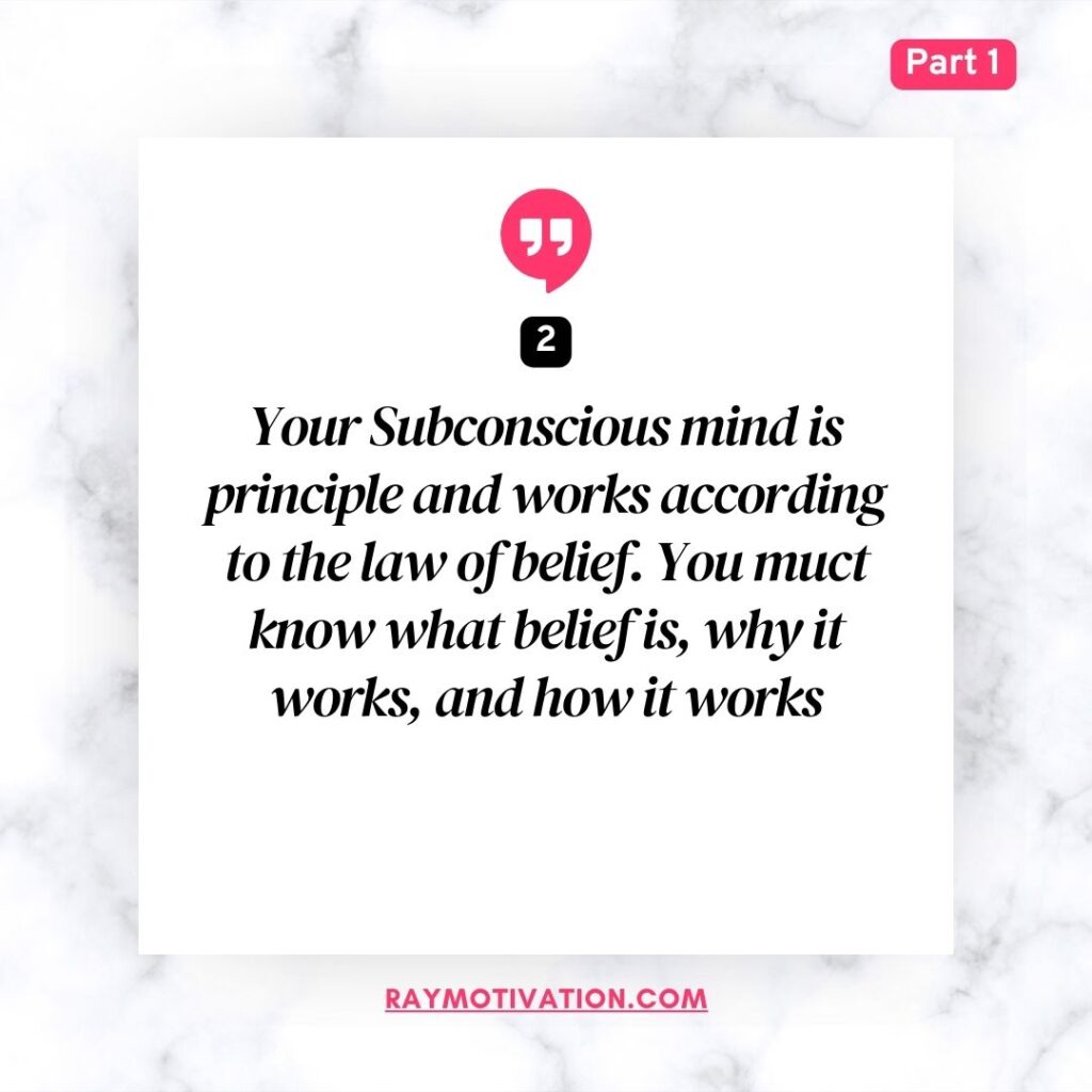 The Power of Subconscious Mind